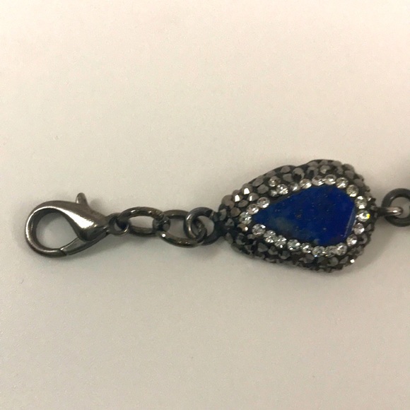 Lapis Dark Crystal Bracelet - Picture 3 of 6